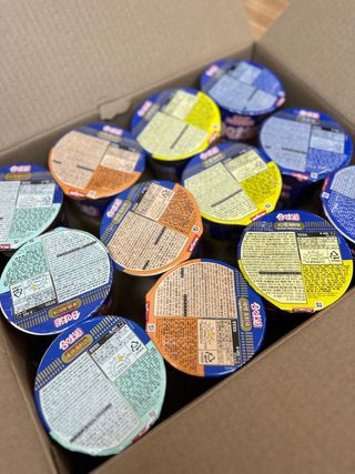 NISSIN 닛신 컵누들  4종 - 씨푸드오리지날, 씨푸드 스파이시, 씨푸드 커리, 씨푸드 XO소스 — 5점을 준 리뷰어가 2023년 1월 올린 사용 사진