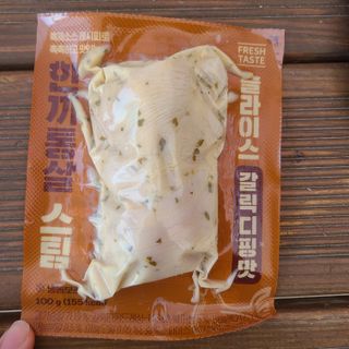 한끼통살 슬라이스 닭가슴살 — 5점을 준 리뷰어가 2023년 2월 올린 사용 사진