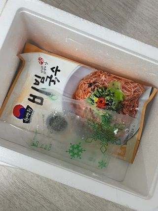 [한면원] 비빔국수 2인분 — 3.5점을 준 리뷰어가 2023년 3월 올린 사용 사진