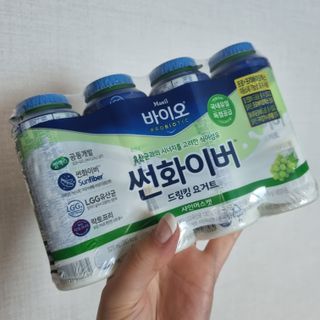 LIVE 매일바이오 썬화이버 드링킹 요거트 — 5점을 준 리뷰어가 2022년 8월 올린 사용 사진