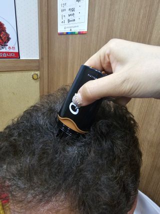 웰피아생활건강 웰피아 퀵헤어매직 — 5점을 준 리뷰어가 2023년 4월 올린 사용 사진