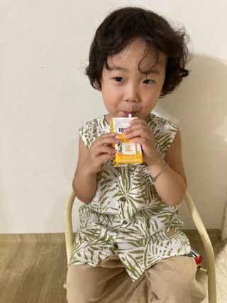 메디웰 페디아드링크 미니 바나나맛 — 5점을 준 리뷰어가 2022년 8월 올린 사용 사진