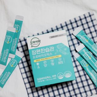 [유산균] 오마이락 장편한습관 프로바이오틱스 30P — 5점을 준 리뷰어가 2022년 11월 올린 사용 사진