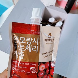 자연에온 몽모랑시 타트체리 3종 세트 구성 - 저분자콜라겐젤리, NFC 착즙주스 — 5점을 준 리뷰어가 2021년 7월 올린 사용 사진