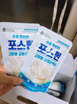 자연에온 마시는 프로틴 고함량 균형단백질 음료 포스틴 125ml 10개입 1BOX — 4점을 준 리뷰어가 2021년 4월 올린 사용 사진