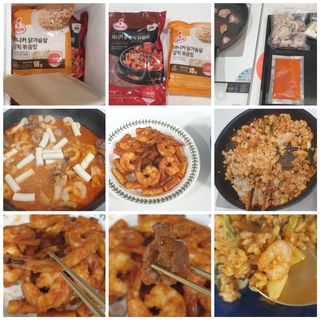 화끈한녀석들 새오똥400g 새우,오징어,똥집 볶음요리 소스,밀떡, 참기름 포함 — 5점을 준 리뷰어가 2022년 12월 올린 사용 사진