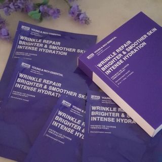 101스킨 영앤리치 하이드로겔 마스크팩 — 5점을 준 리뷰어가 2021년 2월 올린 사용 사진
