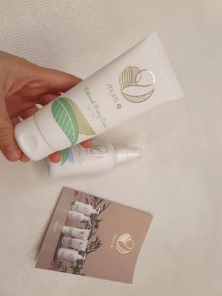 mom e 맘이 내추럴 베이비 케어 크림+바디오일 — 5점을 준 리뷰어가 2021년 1월 올린 사용 사진