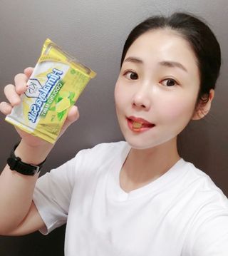 마요라 히말라야 솔트 캔디 2종-페퍼민트 맛, 라임민트 맛 — 5점을 준 리뷰어가 2022년 11월 올린 사용 사진