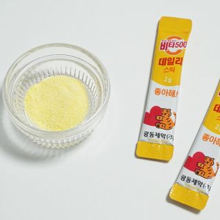 광동생활건강 프리 [광동] VB와 VC를 함유한 멀티 비타민 비타 500 데일리 스틱 180포 — 5점을 준 리뷰어가 2022년 5월 올린 사용 사진