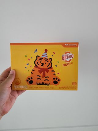 광동생활건강 [광동] 비타 500 데일리 스틱 VB, VC를 함유한 멀티비타민 30포+30포 — 5점을 준 리뷰어가 2022년 7월 올린 사용 사진