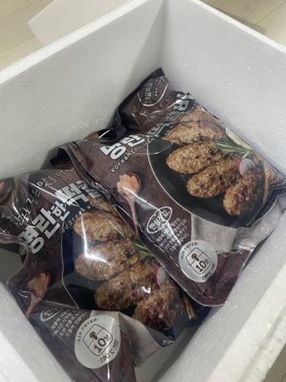 한성기업 명란한 떡갈비 — 5점을 준 리뷰어가 2021년 9월 올린 사용 사진