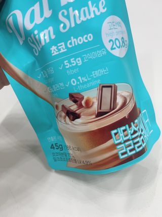 달달슬림쉐이크 프리 (릴스) 달달슬림 맛있는 단백질 쉐이크 파우치 다이어트 식사대용 프로틴 파우더 보충제 — 5점을 준 리뷰어가 2025년 8월 올린 사용 사진
