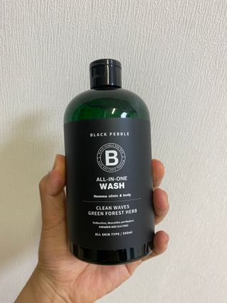 블랙페블 남성청결제 올인원 바디워시 클린 웨이브 — 5점을 준 리뷰어가 2021년 6월 올린 사용 사진