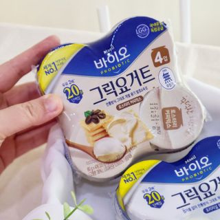 매일바이오 그릭요거트 오리지널 플레인 4개, 로스터리 커피믹스 4개 — 2점을 준 리뷰어가 2021년 12월 올린 사용 사진