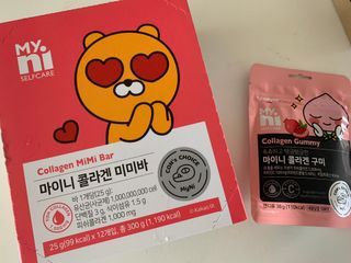 일동제약 마이니 마이니 늘씬날씬 콜라겐 세트 — 5점을 준 리뷰어가 2021년 2월 올린 사용 사진
