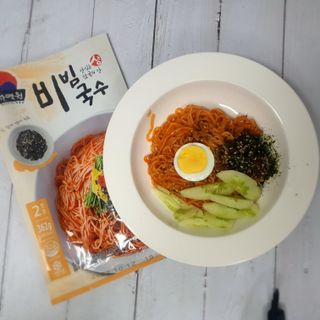 [한면원] 비빔국수 2인분 — 5점을 준 리뷰어가 2022년 8월 올린 사용 사진