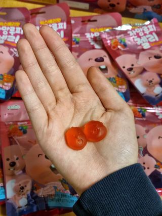 [팔도] 잔망루피젤리 믹스베리맛 42g 8개 — 4.5점을 준 리뷰어가 2022년 3월 올린 사용 사진