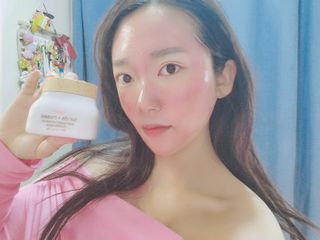 오오하와이 버즈 플러스 로지스 로즈 쿼츠 하이드레이팅 플러스 퍼밍 마스크 150g — 5점을 준 리뷰어가 2021년 1월 올린 사용 사진