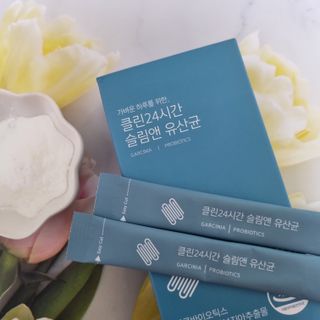 클린24시간 슬림앤유산균 1박스 (3.5g X 15포) — 4점을 준 리뷰어가 2022년 10월 올린 사용 사진