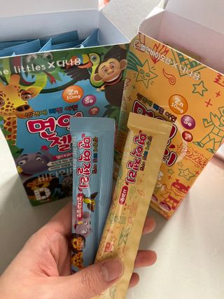 다나음 셀렌에 빠진 아연면역젤리 열대과일맛+사과맛 — 4점을 준 리뷰어가 2023년 8월 올린 사용 사진