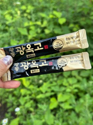 광동생활건강 MF[광동] 식약처 기능성 인정 건강기능식품, 광동 광옥고 밸런스 10mL * 100포 — 5점을 준 리뷰어가 2024년 6월 올린 사용 사진