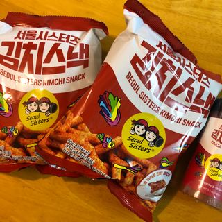 [서울시스터즈] 김치시즈닝 국내 최초 뿌려먹는 김치파우더 100g 1개+ 신제품 김치스낵 90g 2개 — 5점을 준 리뷰어가 2021년 8월 올린 사용 사진