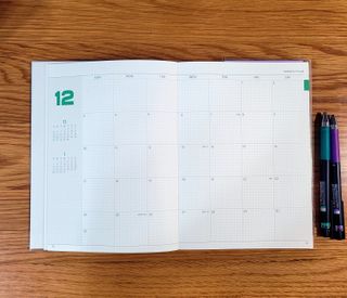 리훈 2024다이어리 아이라이크 모눈다이어리 — 5점을 준 리뷰어가 2023년 9월 올린 사용 사진