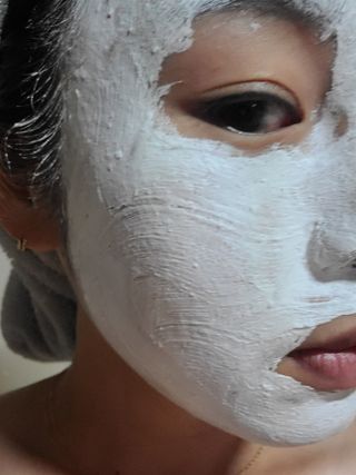 리더스코스메틱 리더스 밀크 스폰지 마스크 — 5점을 준 리뷰어가 2021년 8월 올린 사용 사진