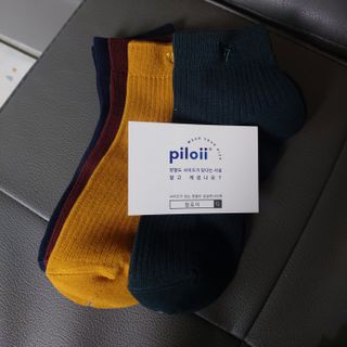 [사이즈가 있는 양말 필로이] 남/여 골지 발목 양말 4족 세트 남【S, M, L, XL】여【S, M, L】_컬러 랜덤 — 4점을 준 리뷰어가 2022년 6월 올린 사용 사진