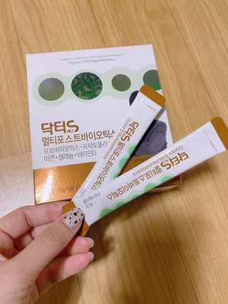 닥터s 멀티포스트바이오틱스 — 5점을 준 리뷰어가 2021년 2월 올린 사용 사진