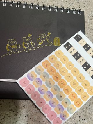 리훈 곰부 세우는 체크리스트 위클리 탁상 플래너 주간 일주일 계획표 — 4점을 준 리뷰어가 2023년 2월 올린 사용 사진