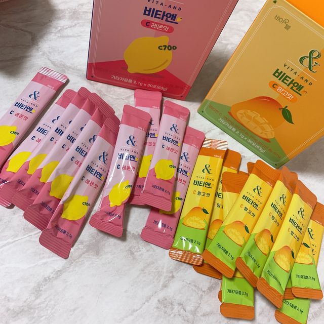 비타앤C 레몬맛, 망고맛 리뷰 사진