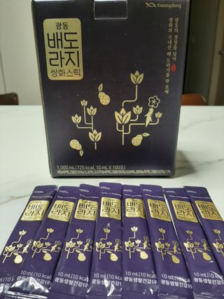 광동생활건강 나우 [광동] 배도라지 쌍화스틱 10mL x 100포 — 5점을 준 리뷰어가 2022년 12월 올린 사용 사진
