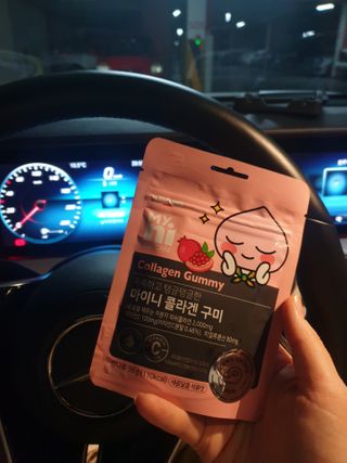 일동제약 마이니 마이니 늘씬날씬 콜라겐 세트 — 5점을 준 리뷰어가 2021년 3월 올린 사용 사진