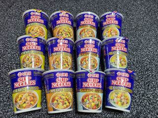 NISSIN 닛신 컵누들  4종 - 씨푸드오리지날, 씨푸드 스파이시, 씨푸드 커리, 씨푸드 XO소스 — 5점을 준 리뷰어가 2022년 5월 올린 사용 사진