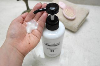더마힐 헤어 컨디셔닝 샴푸 500ml 3종 중 택1 — 5점을 준 리뷰어가 2021년 4월 올린 사용 사진