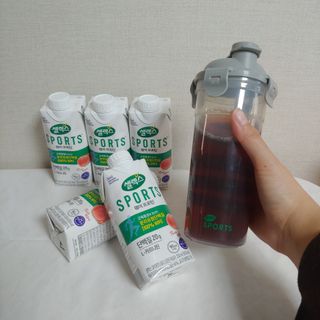 셀렉스스포츠 셀렉스 스포츠 웨이 프로틴 복숭아_ 330ml x 12팩 — 5점을 준 리뷰어가 2021년 10월 올린 사용 사진