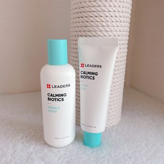 리더스코스메틱 리더스 카밍 바이오틱스 #1등 진정 기획세트 [에센스 워터150ml + 크림 마스크80ml] — 5점을 준 리뷰어가 2022년 8월 올린 사용 사진