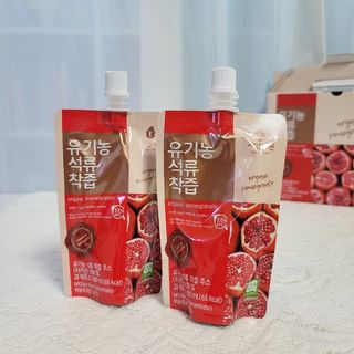 자연에온 유기농 석류 착즙 100mL 10개입 2BOX — 5점을 준 리뷰어가 2020년 12월 올린 사용 사진