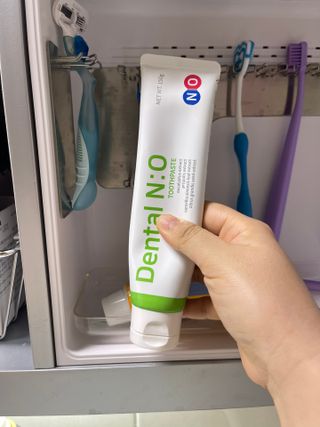 프리마인 유해균 뿐만 아니라 유익균까지 씻어내는 치약은 그만, 건강한 구강환경을 만드는 덴탈엔오 — 5점을 준 리뷰어가 2022년 9월 올린 사용 사진
