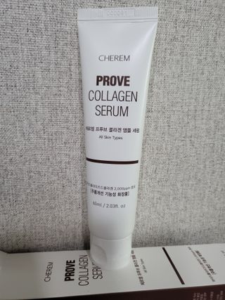 체르엠  프루브 콜라겐 앰플세럼 60ml 1병 — 4점을 준 리뷰어가 2022년 4월 올린 사용 사진