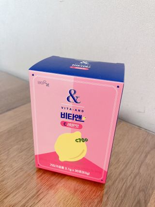 비타앤C 레몬맛, 망고맛 — 5점을 준 리뷰어가 2021년 7월 올린 사용 사진