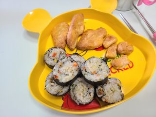 해풀잎 누구나 김밥*1ea [(혼합야채 35g *1ea,  김밥김 (5g, 5ea),  양념간장 (6g, 5ea), 참기름(5g, 2ea)] — 5점을 준 리뷰어가 2022년 7월 올린 사용 사진