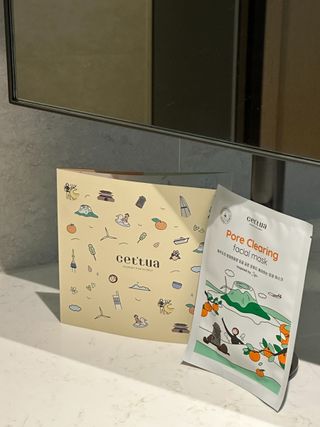 세뚜아(Cettua) [세뚜아] 포어 클리어링 마스크 Cettua Pore Clearing facial mask 5매 — 5점을 준 리뷰어가 2024년 2월 올린 사용 사진