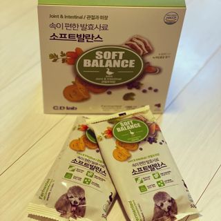 씨디랩 속이 편한 강아지 사료 소프트발란스 기호성 좋은 발효사료 피부와 위장 관절과 위장 — 5점을 준 리뷰어가 2021년 3월 올린 사용 사진