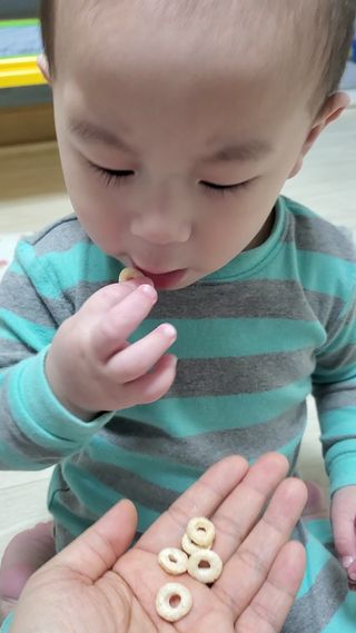 씨알푸드 뽀로로 시리얼 3종 — 5점을 준 리뷰어가 2022년 2월 올린 사용 사진