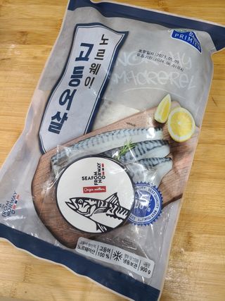 ㈜금호통상 노르웨이 고등어 900g (6~10편) — 4.5점을 준 리뷰어가 2023년 7월 올린 사용 사진
