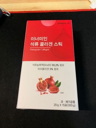 이너미인 석류 콜라겐 스틱 — 5점을 준 리뷰어가 2021년 1월 올린 사용 사진