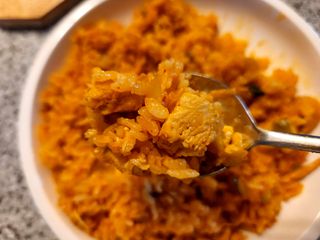 [푸딩팩토리] 요잇조잇 닭갈비 닭가슴살/김치 닭가슴살 곤약볶음밥 2종 (김치볶음밥 2개 닭갈비 볶음밥 1개) — 5점을 준 리뷰어가 2022년 7월 올린 사용 사진